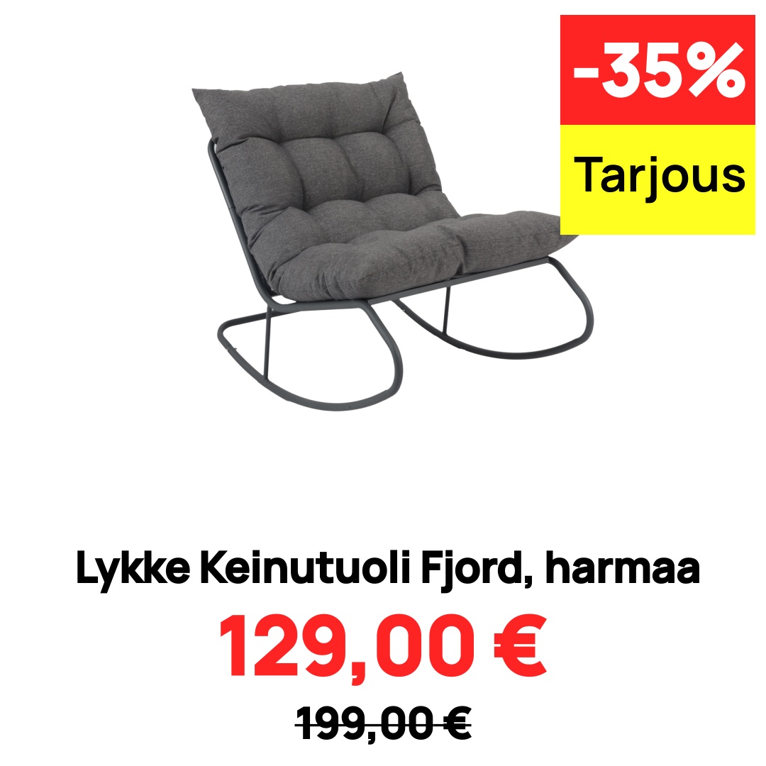 Image of Lykke Keinutuoli Fjord, harmaa