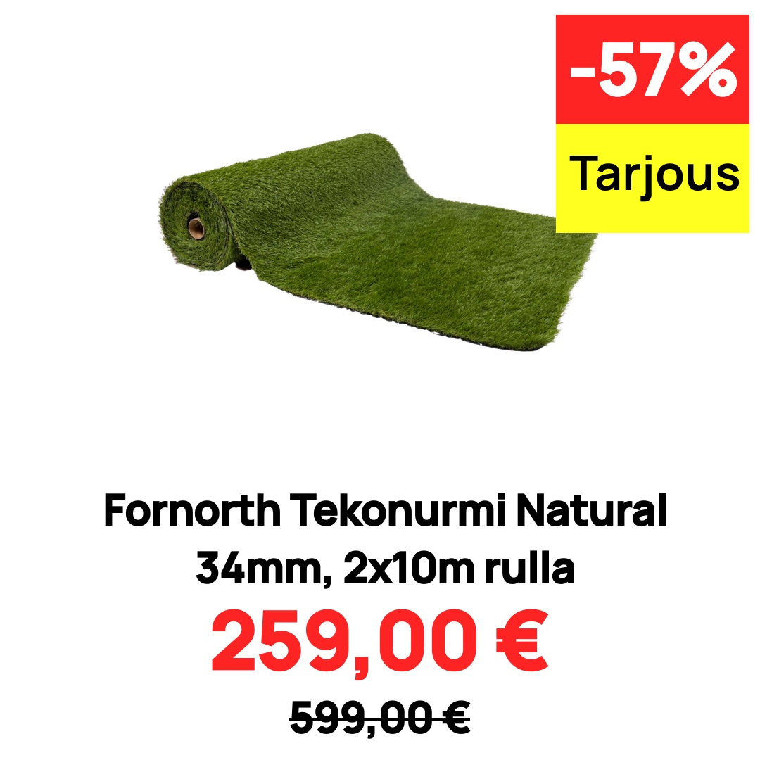 Image of Fornorth Tekonurmi Natural 34mm, 2x10m rulla