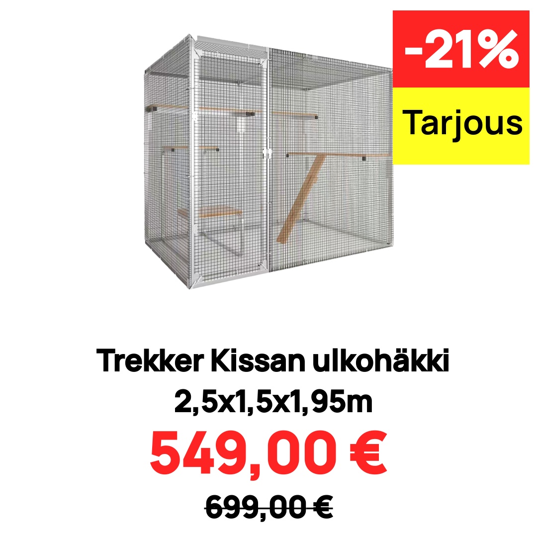 Image of Trekker Kissan ulkohäkki 2,5x1,5x1,95m