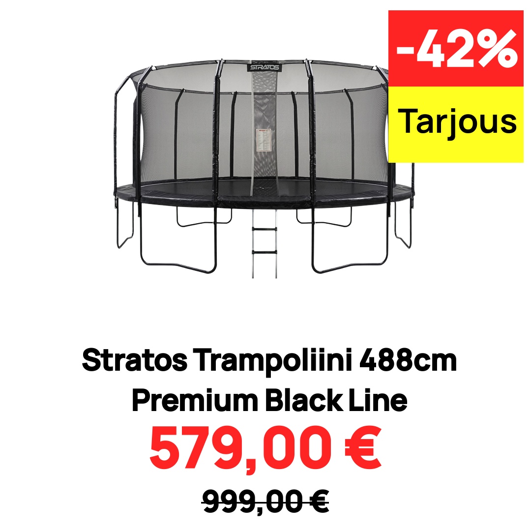 Image of Stratos Trampoliini 488cm Premium Black Line