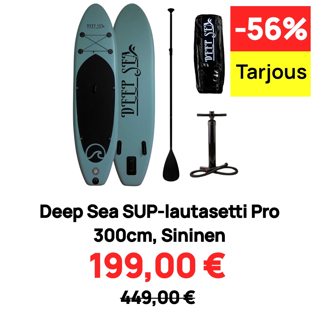 Image of Deep Sea SUP-lautasetti Pro 300cm, Sininen