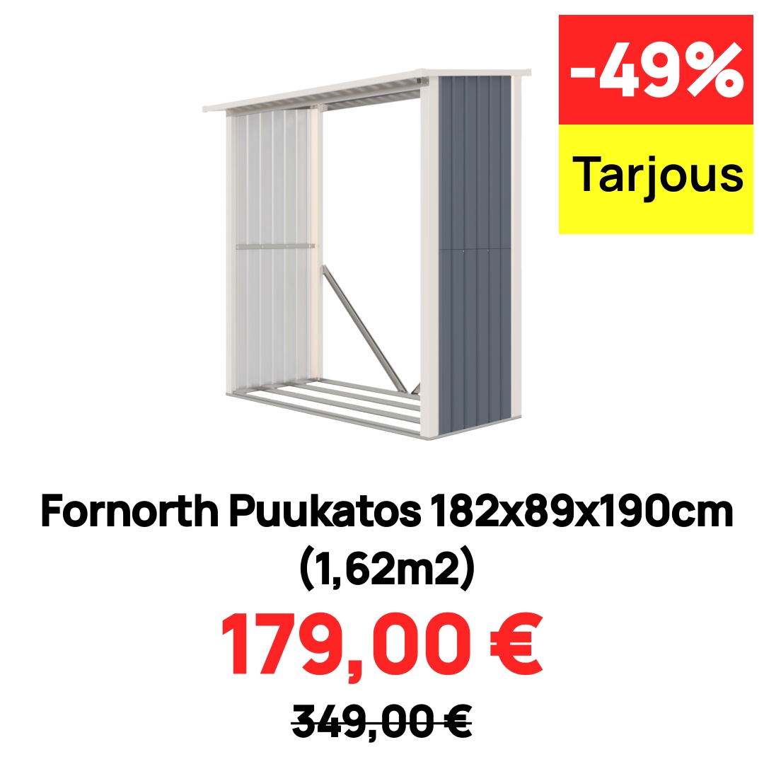Image of Fornorth Puukatos 182x89x190cm (1,62m2)