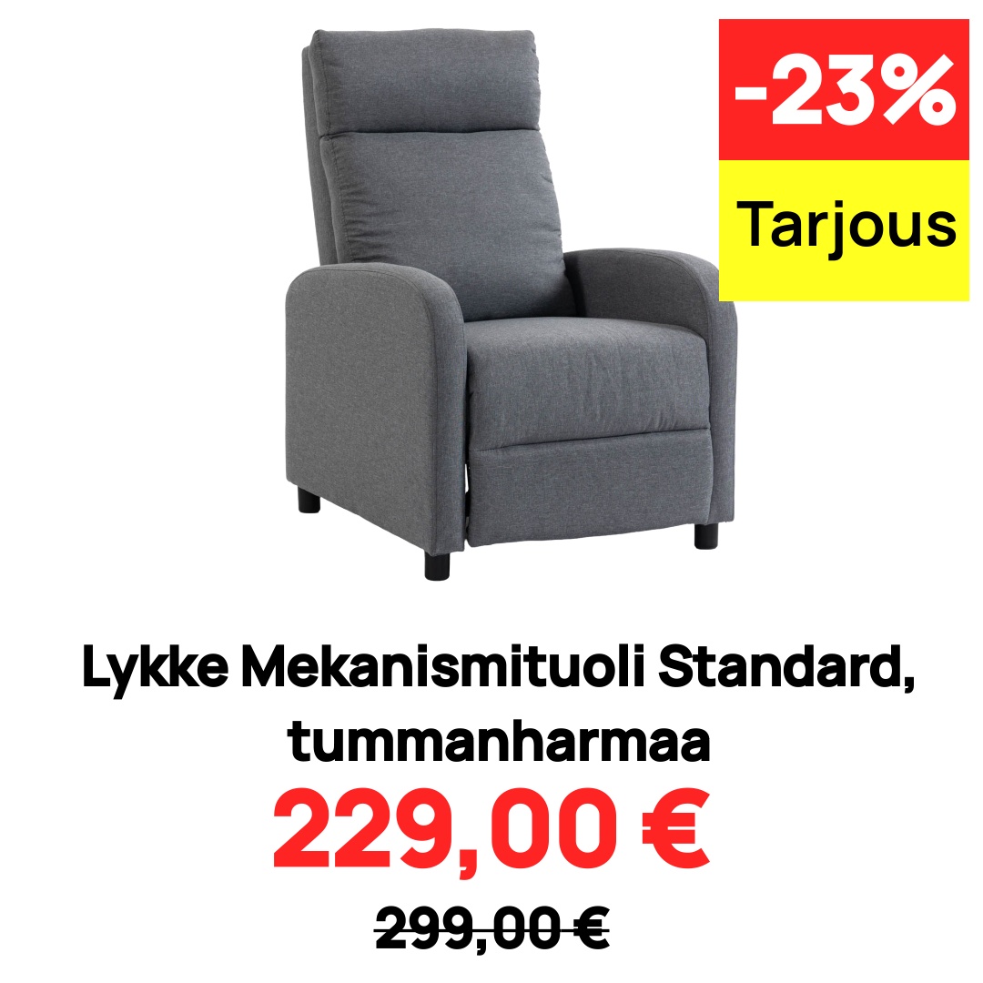 Image of Lykke Mekanismituoli Standard, tummanharmaa
