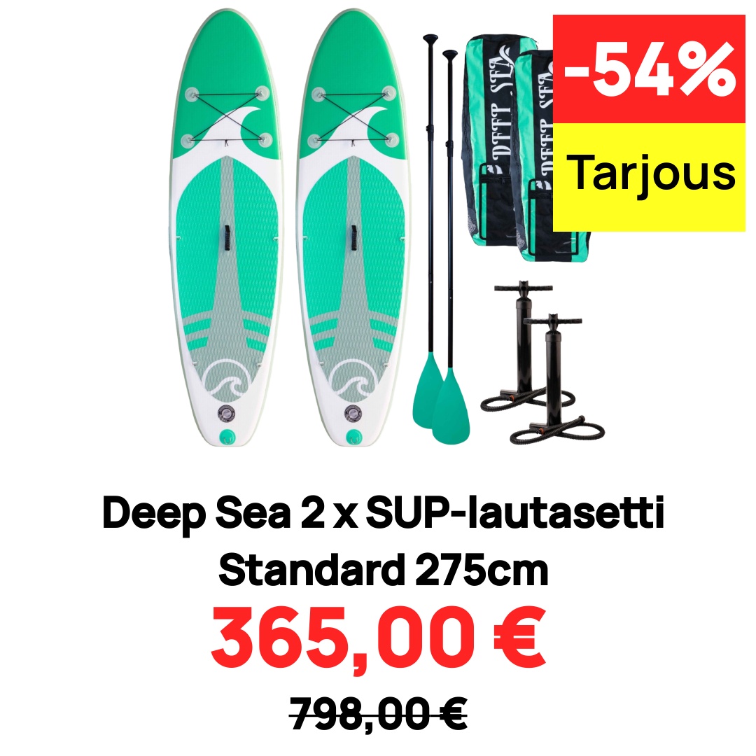 Image of Deep Sea 2 x SUP-lautasetti Standard 275cm