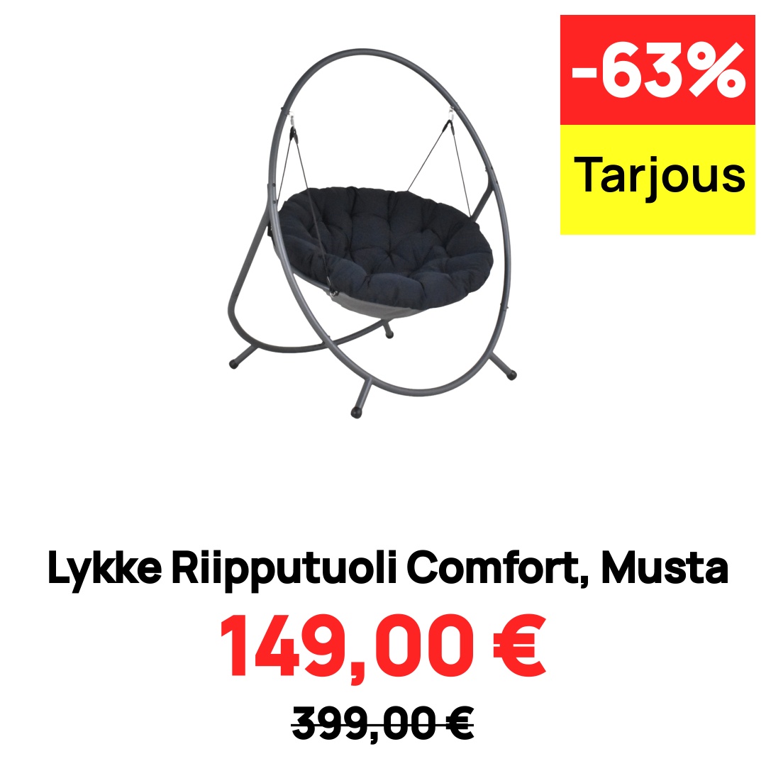 Image of Lykke Riipputuoli Comfort, Musta