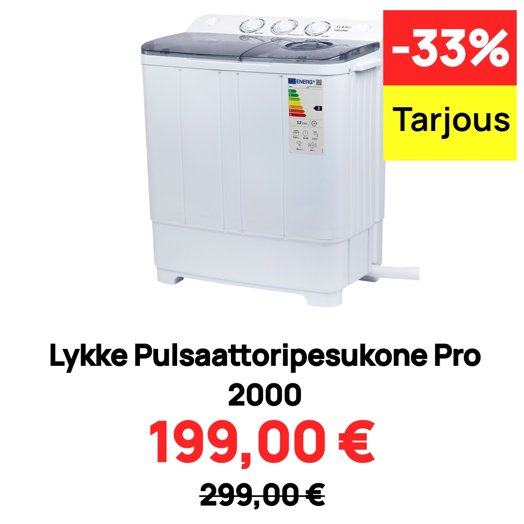 Image of Lykke Pulsaattoripesukone Pro 2000