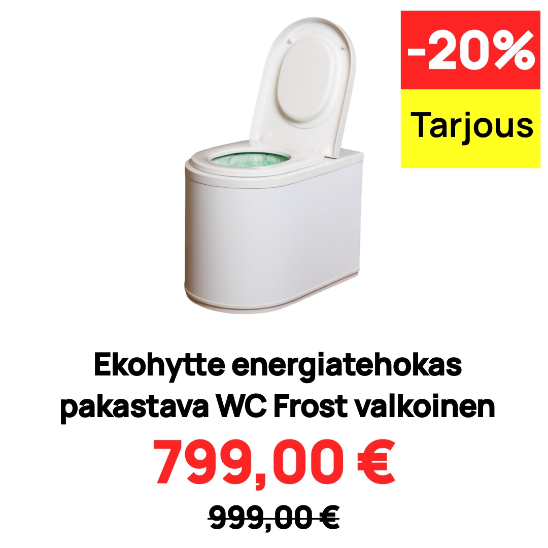Image of Ekohytte energiatehokas pakastava WC Frost valkoinen