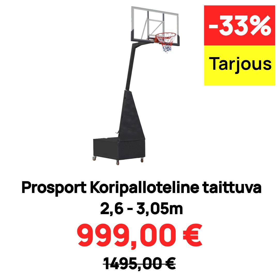 Image of Prosport Koripalloteline taittuva 2,6 - 3,05m