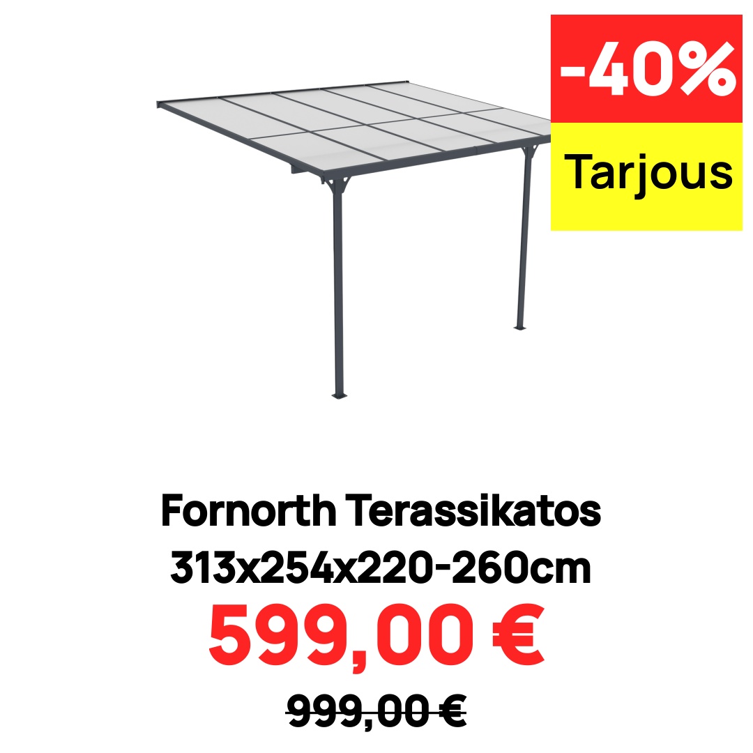 Image of Fornorth Terassikatos 313x254x220-260cm