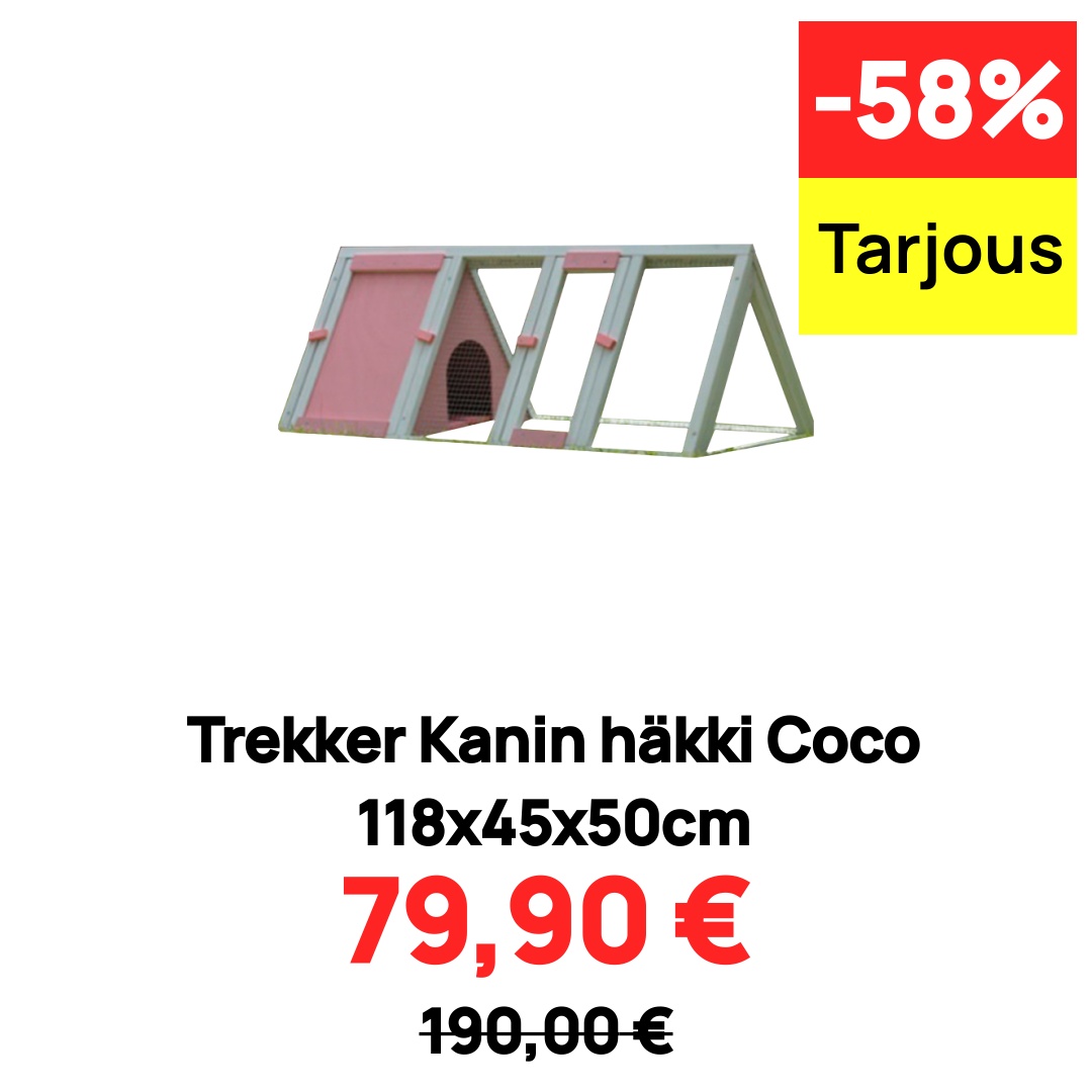 Image of Trekker Kanin häkki Coco 118x45x50cm