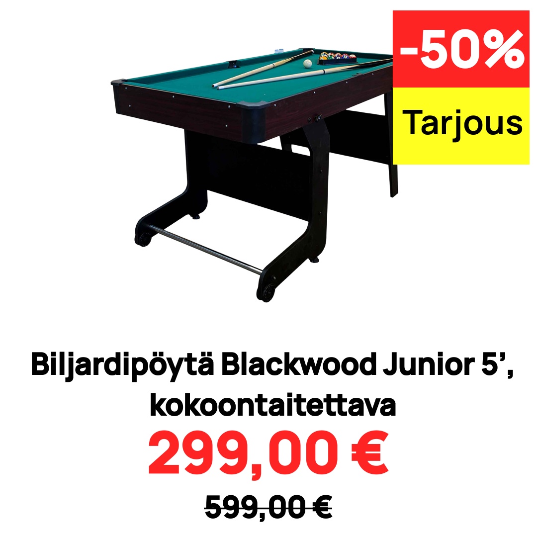 Image of Biljardipöytä Blackwood Junior 5’, kokoontaitettava