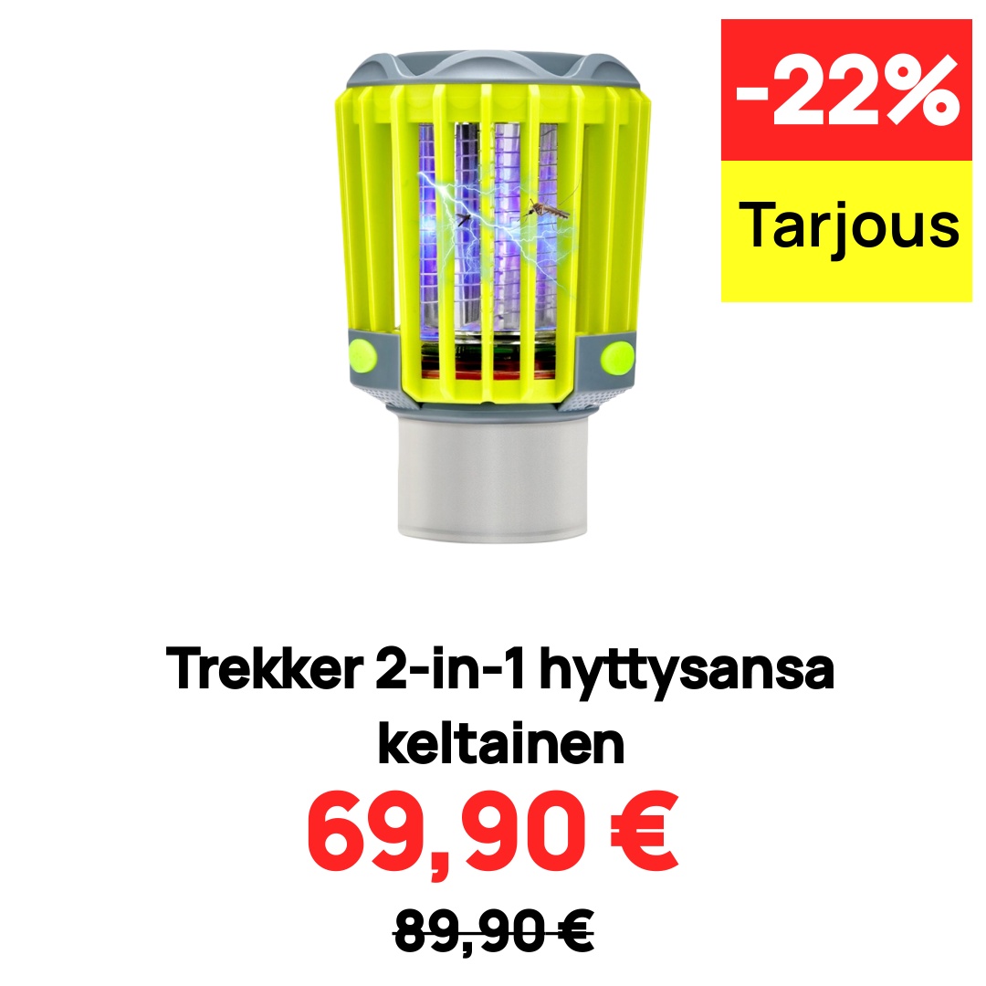 Image of Trekker 2-in-1 hyttysansa keltainen