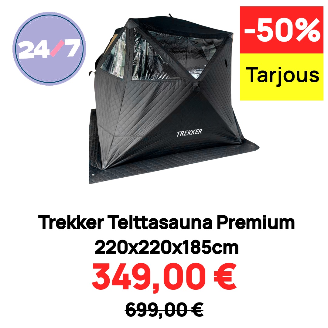 Trekker Telttasauna Premium  220x220x185cm
