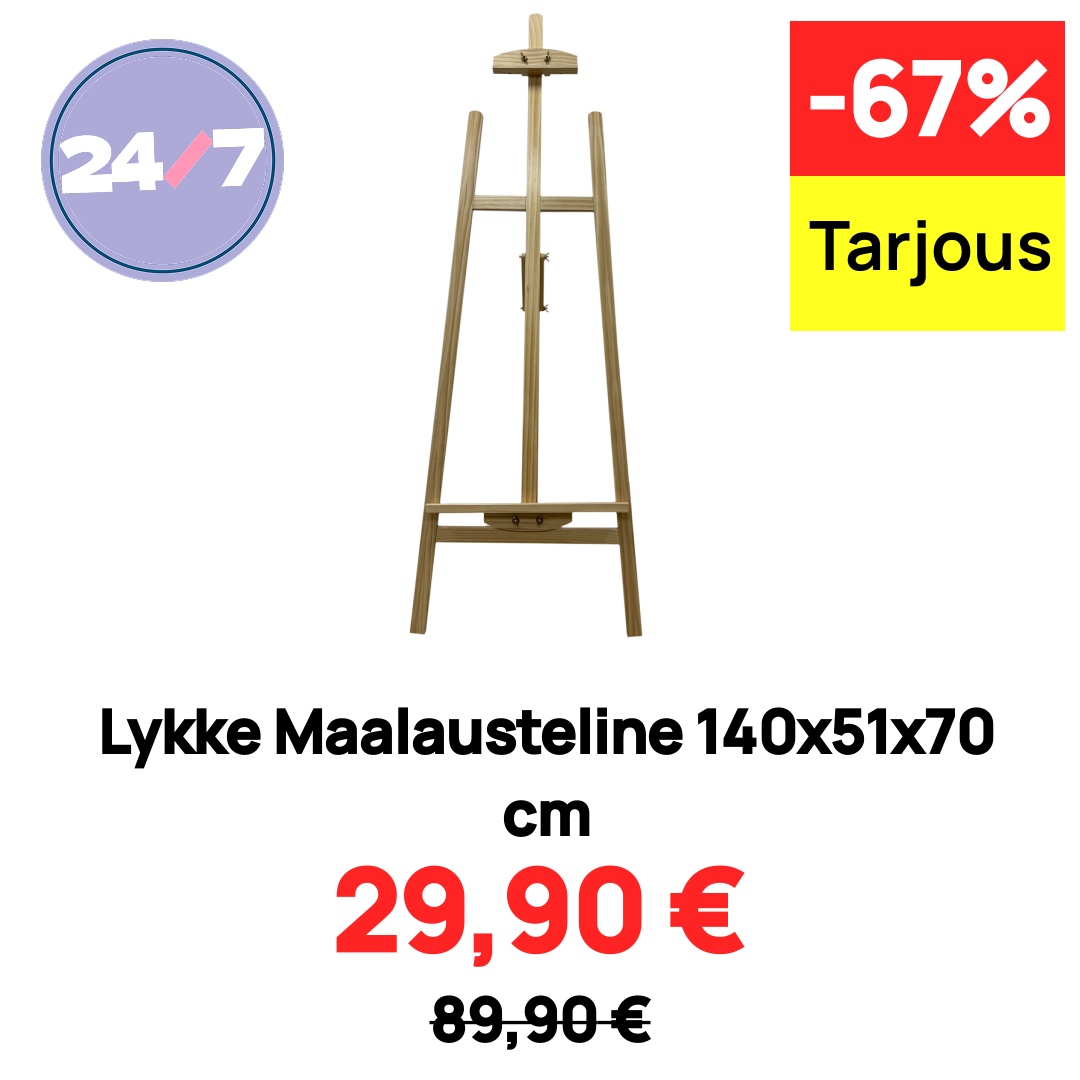 Lykke Maalausteline 140x51x70 cm