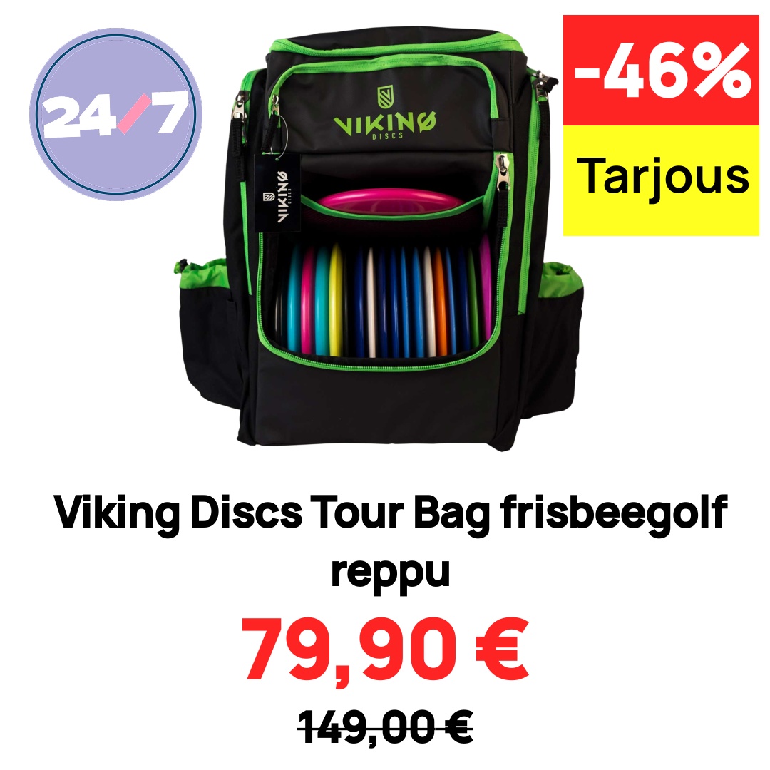 Viking Discs Tour Bag frisbeegolf reppu
