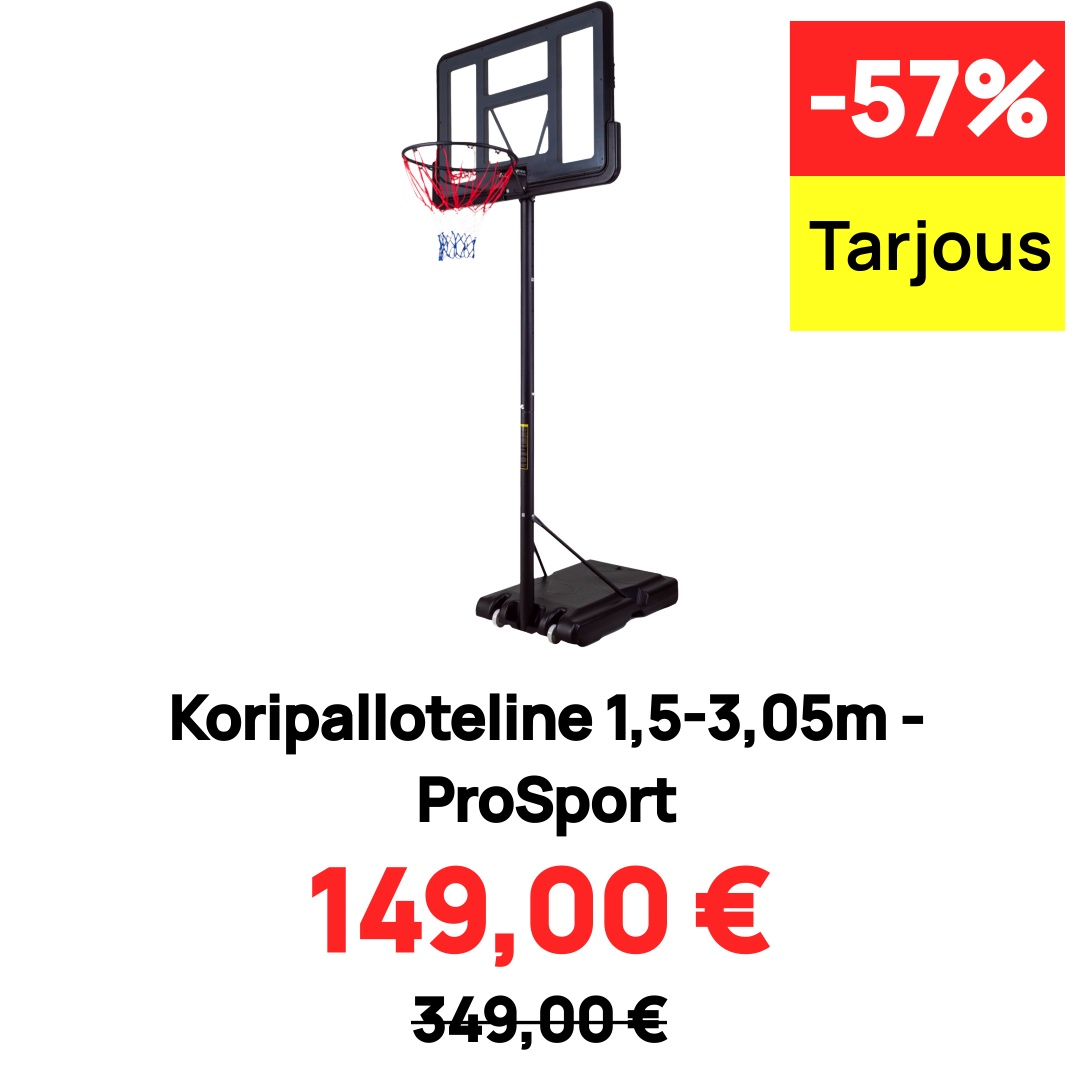 Koripalloteline 1,5-3,05m - ProSport