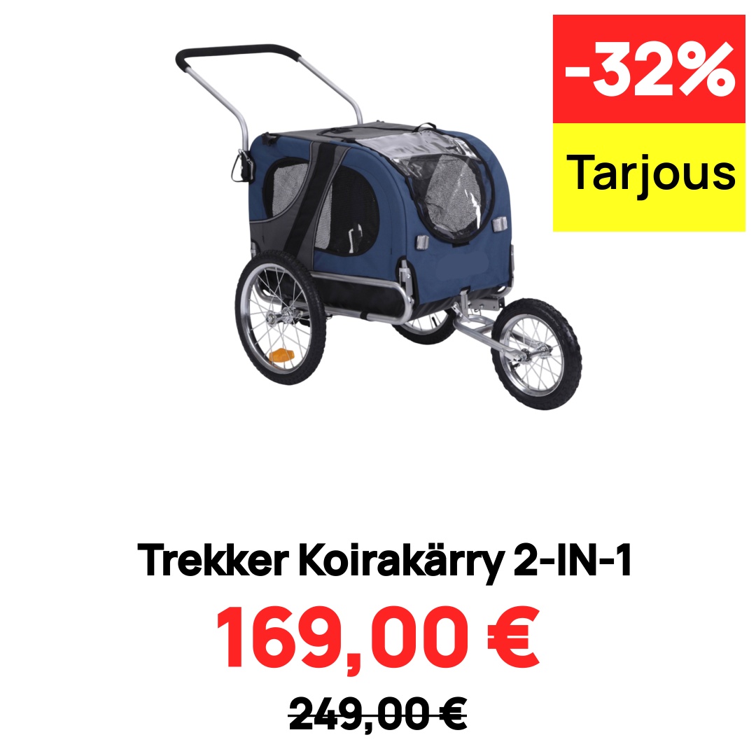 Trekker Koirakärry 2-IN-1