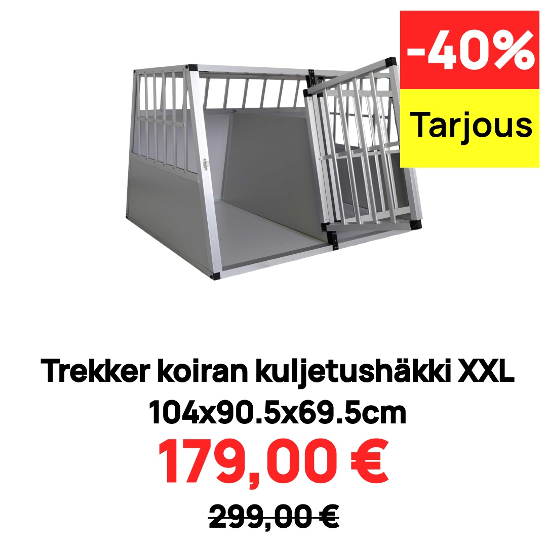 Trekker koiran kuljetushäkki XXL 104x90.5x69.5cm