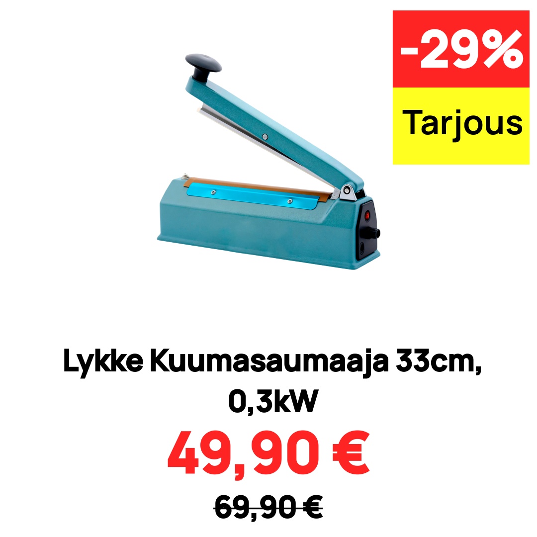 Lykke Kuumasaumaaja 33cm, 0,3kW