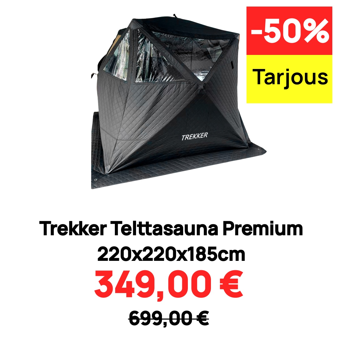 Trekker Telttasauna Premium  220x220x185cm