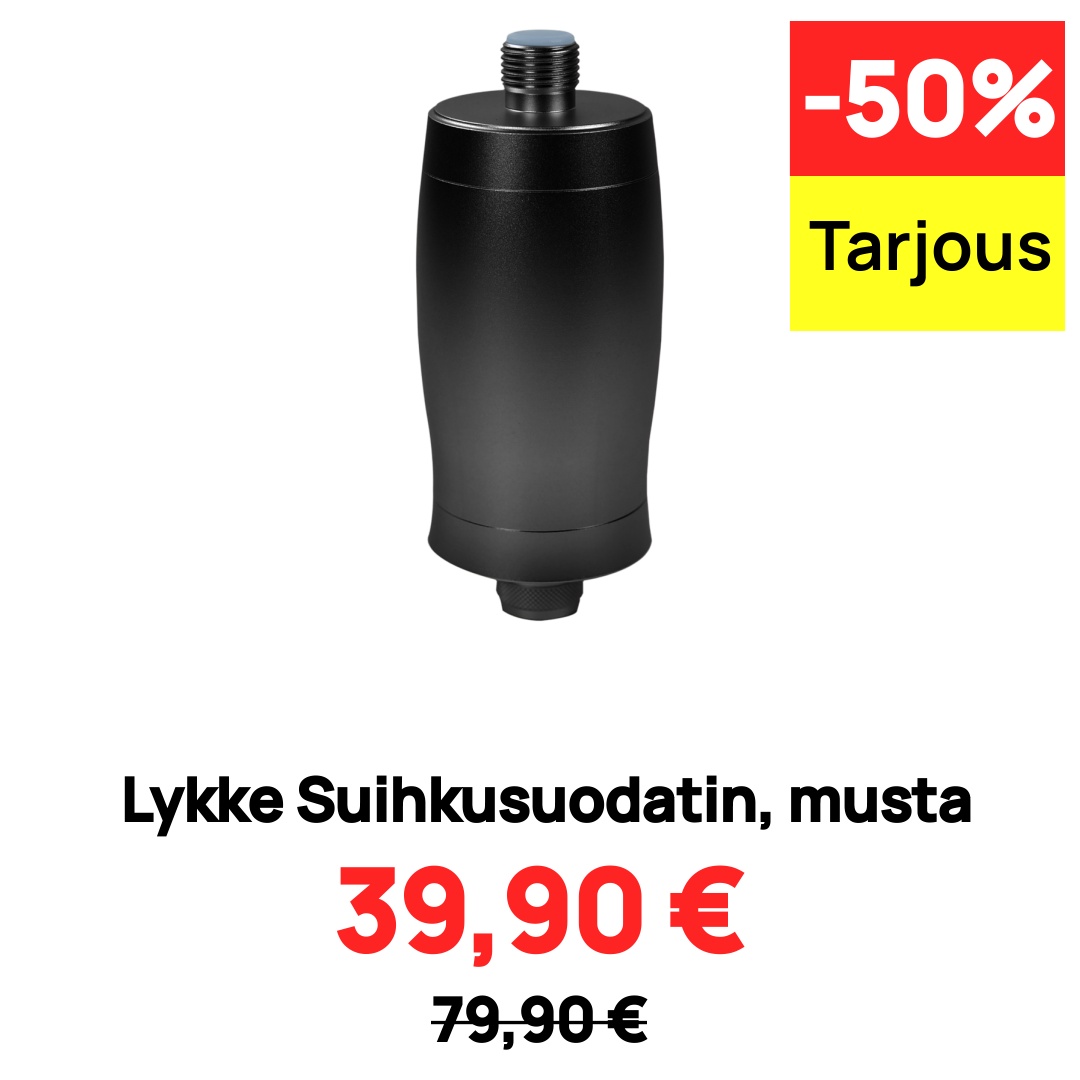 Image of Lykke Suihkusuodatin, musta