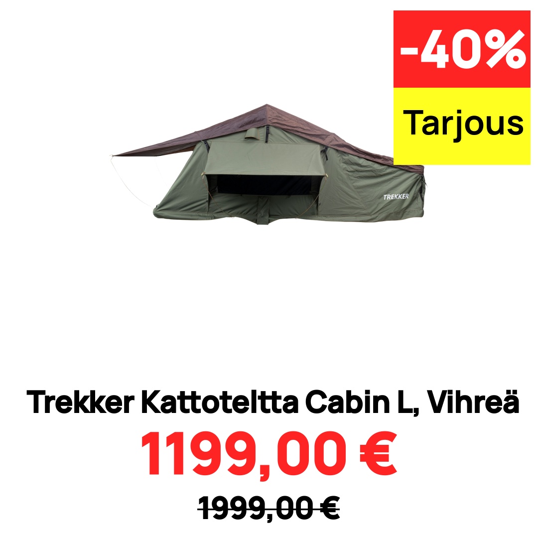 Image of Trekker Kattoteltta Cabin L, Vihreä