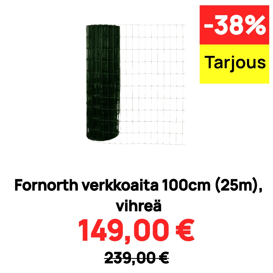 Image of Fornorth verkkoaita 100cm (25m), vihreä
