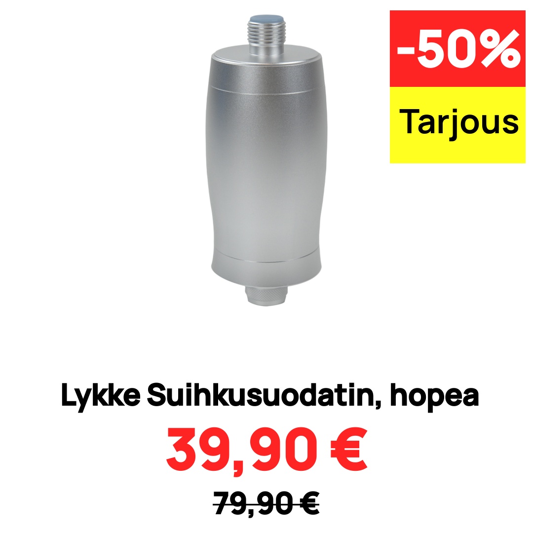 Image of Lykke Suihkusuodatin, hopea