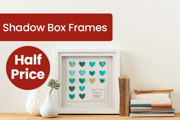 Half Price Shadow Box Frames