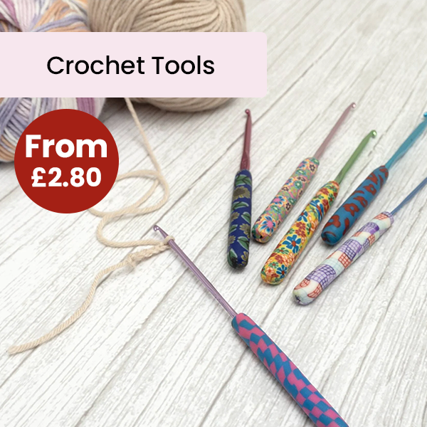 Crochet tools from £2.80