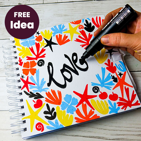 How to Decorate a Journal with POSCA Pens