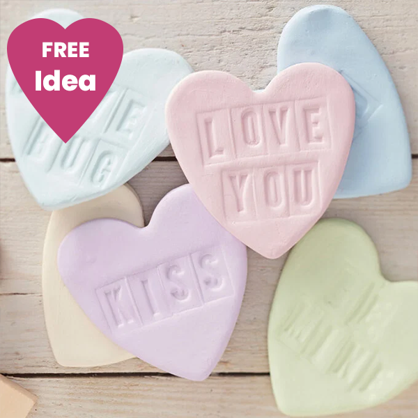 How to Make Clay Love Hearts