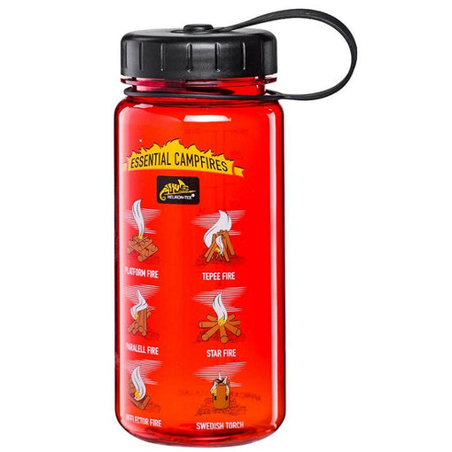 HELIKON-TEX TRITAN™ BOTTLE WIDE MOUTH CAMPFIRES (550 ML) - RED/BLACK
