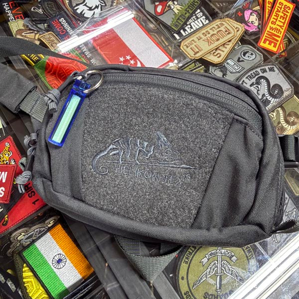 on you fanny pack when hiking before sun rise