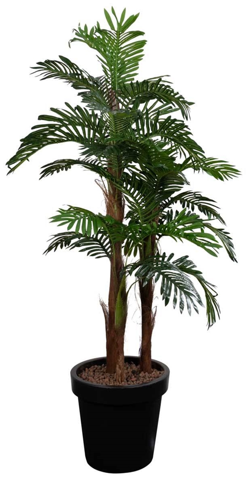 Image of Kunstig Areca Palme - 185 cm høj - Store og dekorative blade - Kunstig plante