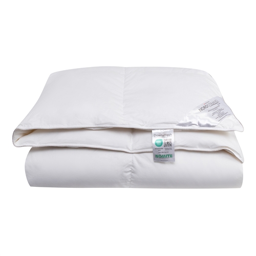 Image of Dobbelt helårsdyne - 100% moskusdyne 200x200 cm - Allergivenlig dundyne - Nordstrand Home dobbeltdyne