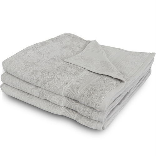 Image of Bambus badehåndklæde - 70x140 cm - Lysegrå - Bløde luksus håndklæder fra Excellent - By Borg