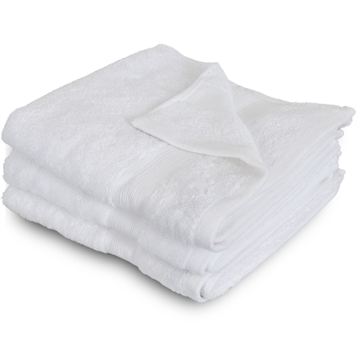 Image of Bambus gæstehåndklæde - 40x60 cm - Hvid - Bløde luksus håndklæder fra Excellent - By Borg