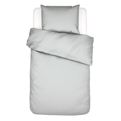 Image of Essenza sengetøj - 140x220 cm - 100% bomuldssatin sengesæt - Minte Grey sengelinned