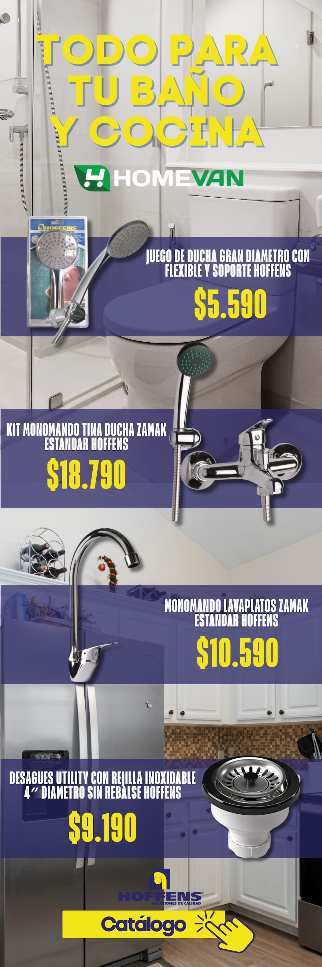 Homevan baño y cocina