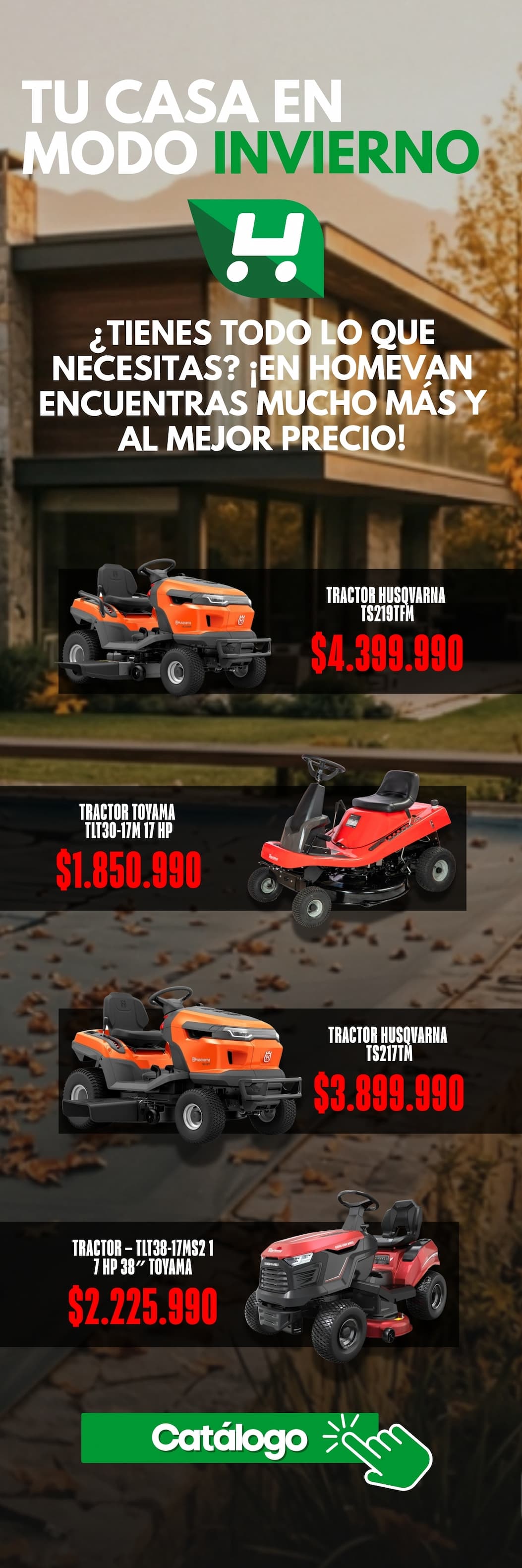 Tractores Homevan