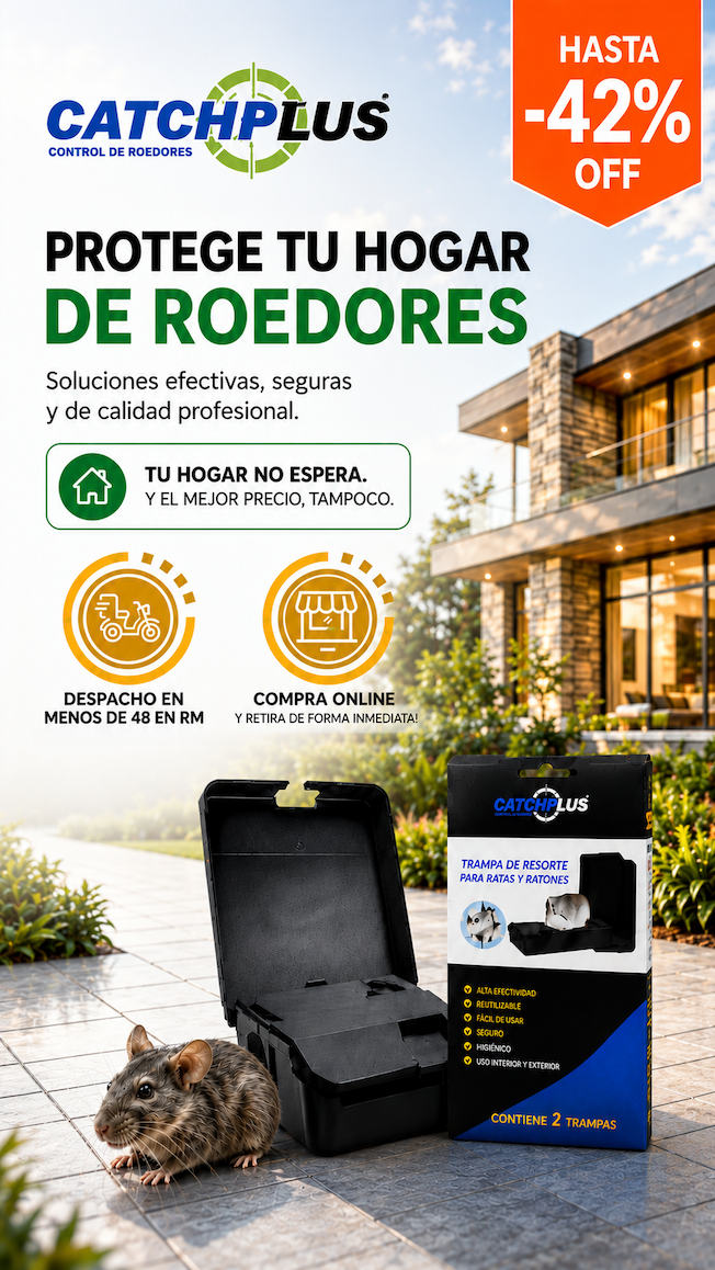 Protege tu hogar de roedores - Catchplus Homevan