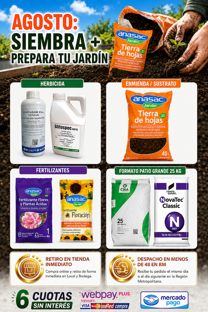 Fertiliza y siembra ahora para llegar a primavera con el pasto listo · Con stock y 6 cuotas · Homevan