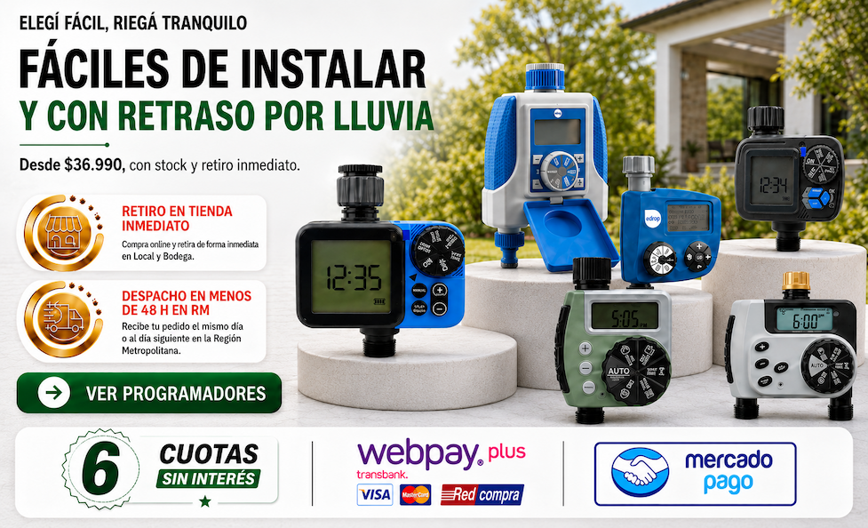 Programadores y soluciones para un riego automático y eficiente · Homevan