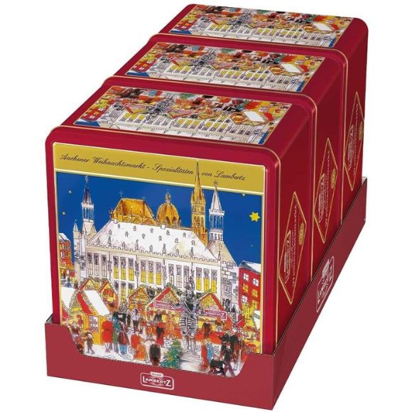 Lambertz Weihnachtsmarkt-Dose Lebkuchen-Mischung, ( 3x 1 kg )