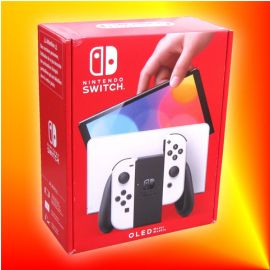 Nintendo Switch OLED Konsole 64GB WLAN LAN USB, weiss