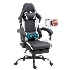 Delman Gaming Stuhl Bürostuhl Computerstuhl Massagefunktion Chef Sessel 0042