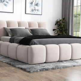 Polsterbett SONIC mit Matratze und Bettkasten