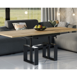 Endo-Möbel Couchtisch EMPOLI 110-170 cm Sofatisch Wohnzimmertisch