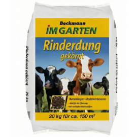 Rinderdung gekörnt 20 Kg BIO Anbau geeignet